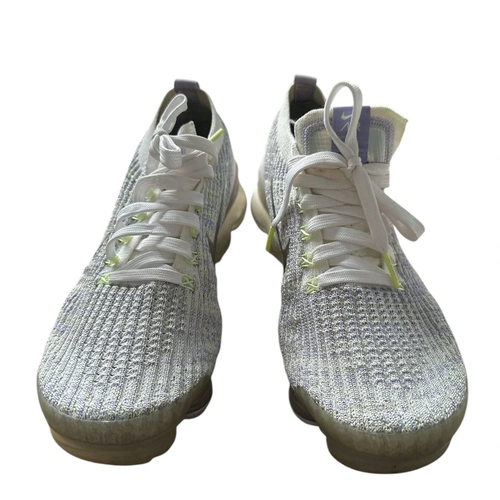 Nike VaperMax flying grey purple and White Athletic Sneakers with Knit Upper - Picture 10 of 11